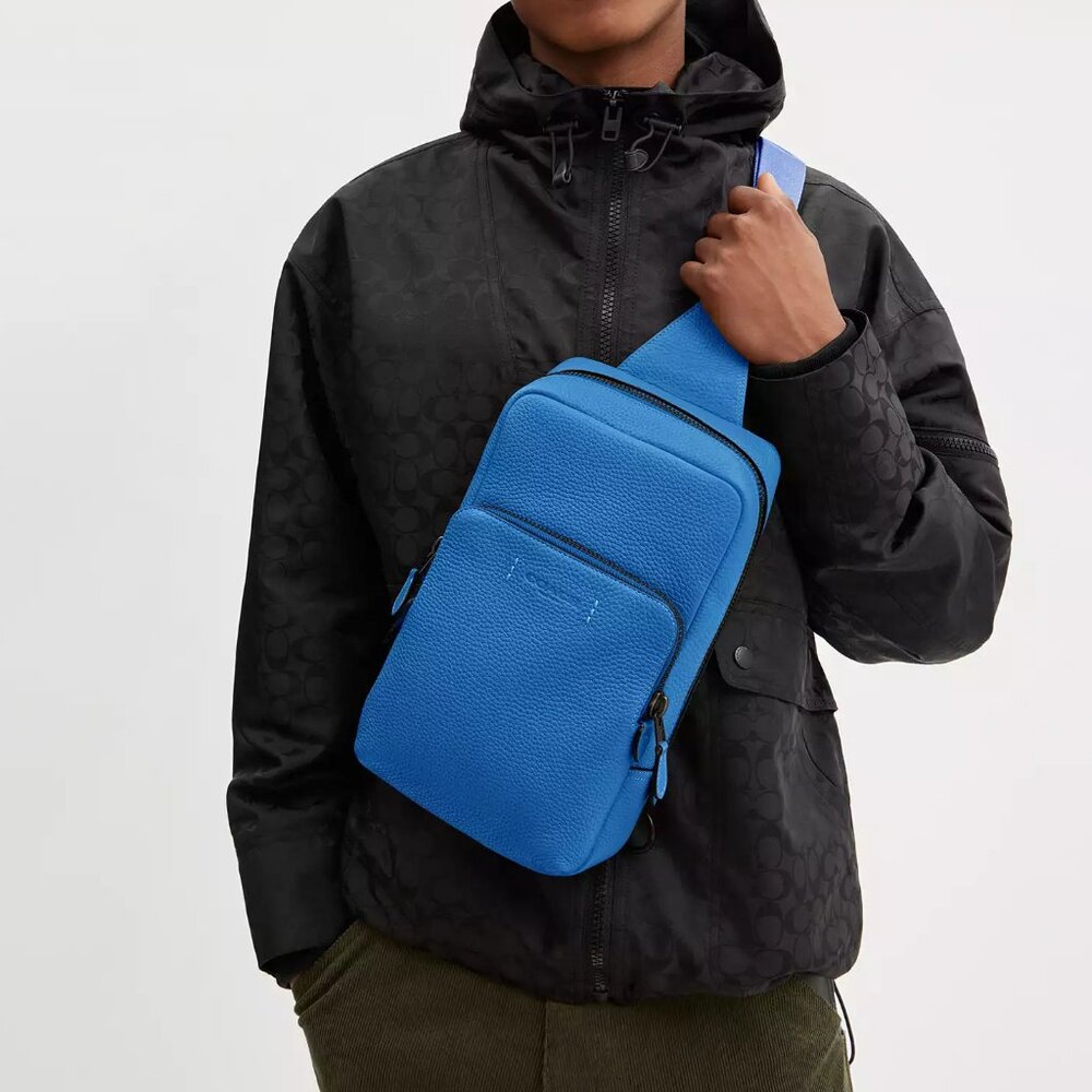 🥰 Coach Gotham Pack Blueberry - Picture 2 of 7